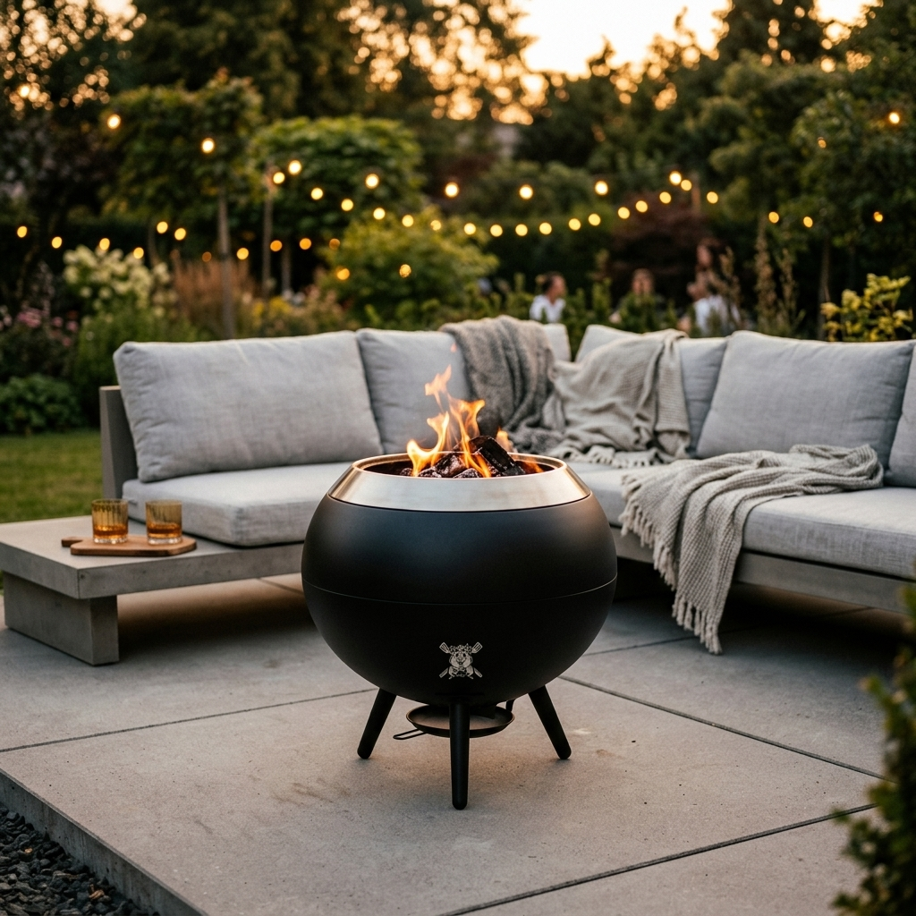 The Orb - Sphere Fire Pit & Grill