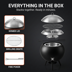 The Orb - Sphere Fire Pit & Grill