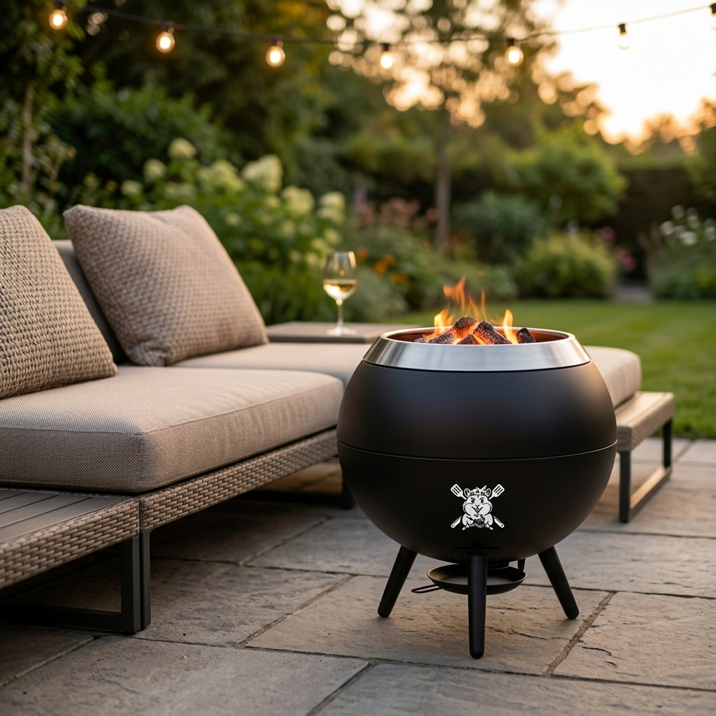 The Orb - Sphere Fire Pit & Grill