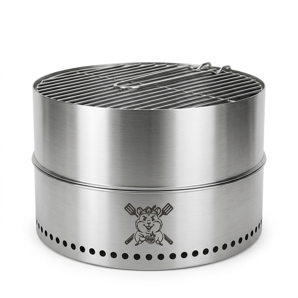 Ferro - Stainless Smokeless Fire Pit & Grill
