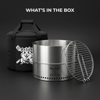 Ferro - Stainless Smokeless Fire Pit & Grill