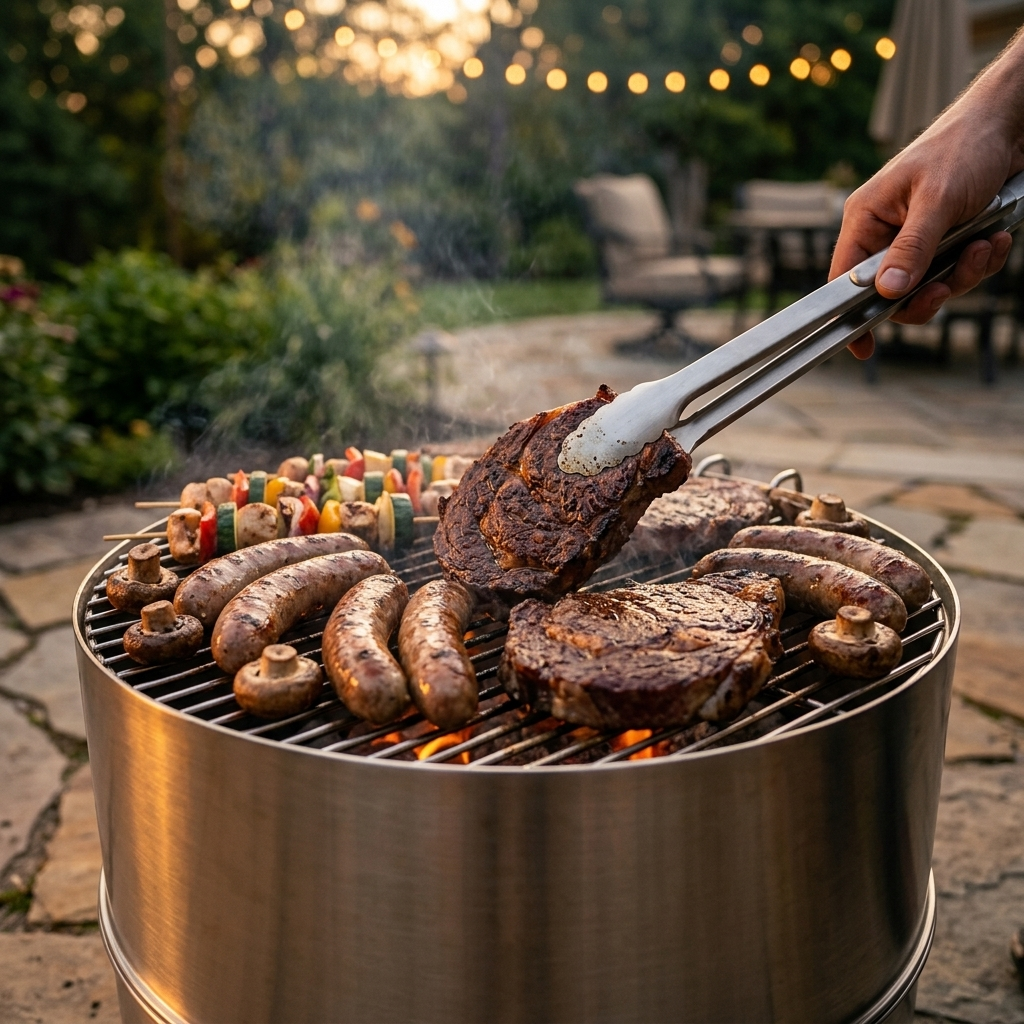 Ferro - Stainless Smokeless Fire Pit & Grill