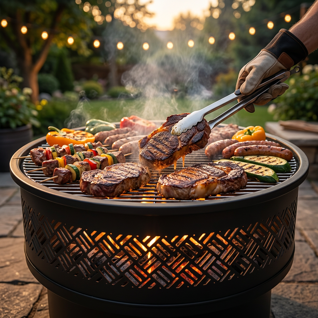 Luma - Grill, Fire Pit & Table