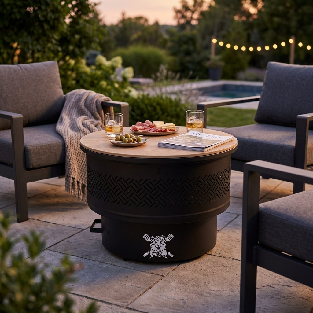 Luma - Grill, Fire Pit & Table