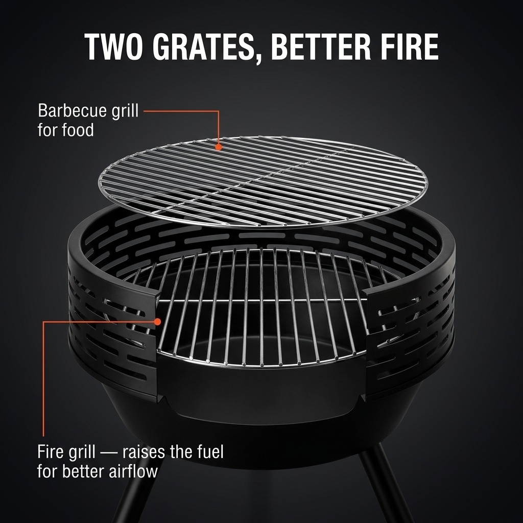 Talos - Raised Grill & Fire Pit