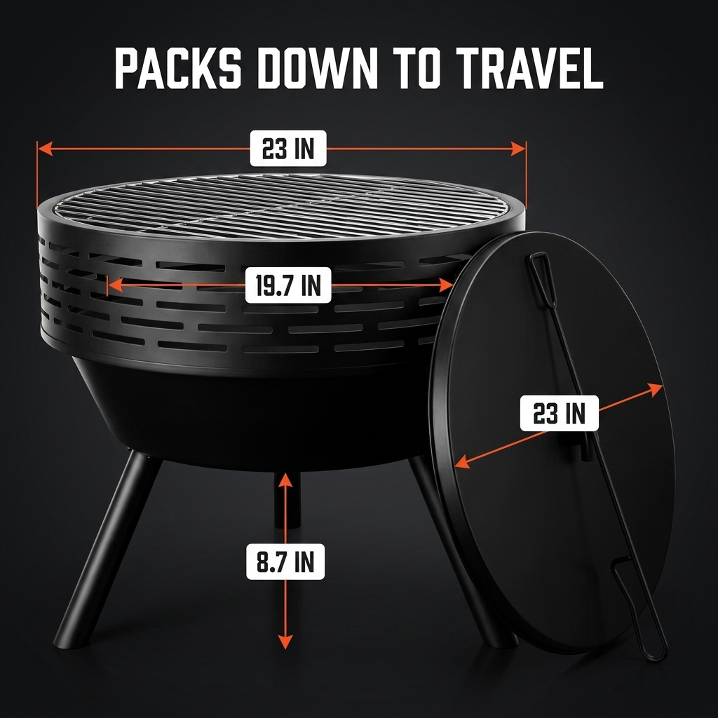 Talos - Raised Grill & Fire Pit